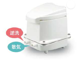 フジクリーン ダイヤフラム方式
二口タイマー付きブロワーの画像